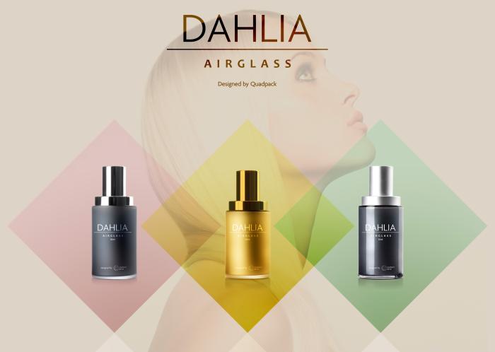 Dahlia blends strength and beauty in airless glass