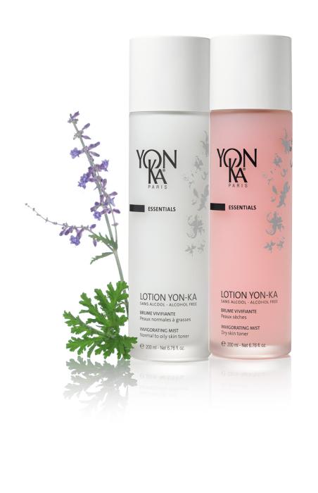 Bespoke glass bottle for Yon-Ka’s aromatherapy toners